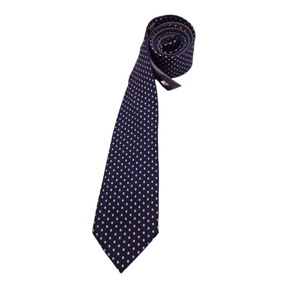 Designer VOHN FANCONB XL Polka Dot Slim Tie HMADE… - image 3