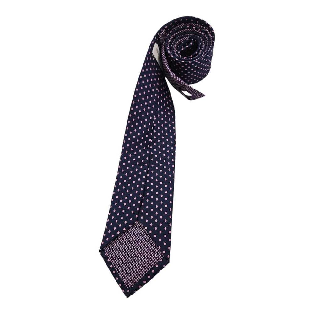 Designer VOHN FANCONB XL Polka Dot Slim Tie HMADE… - image 5