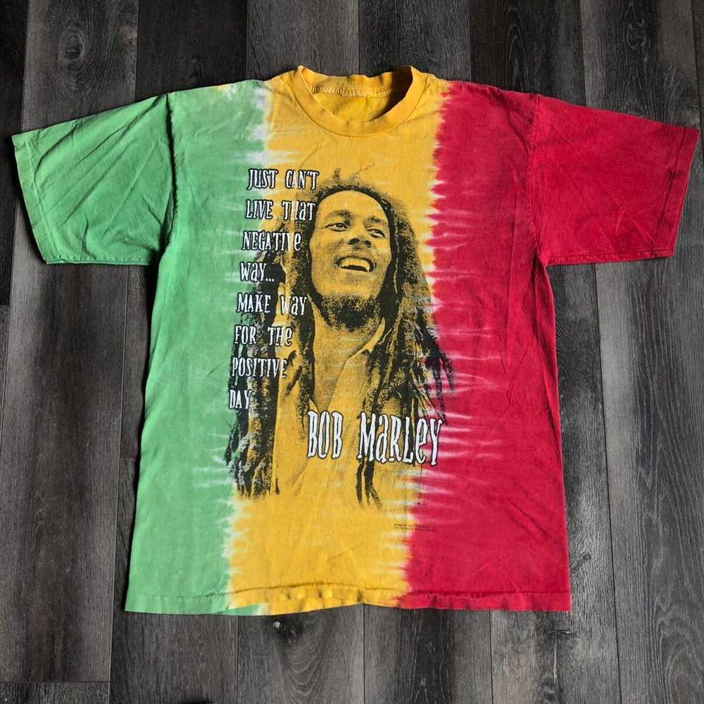 Bob Marley × Vintage × Zion Rootswear Vintage 90s… - image 1