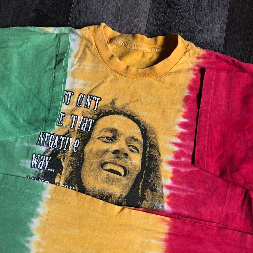 Bob Marley × Vintage × Zion Rootswear Vintage 90s… - image 3