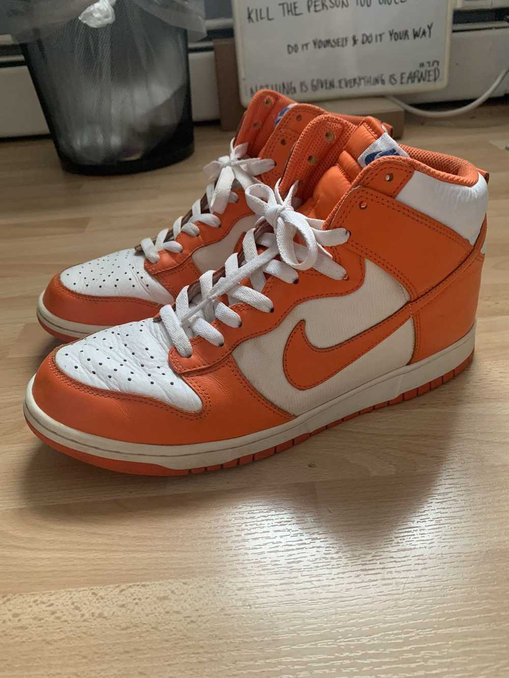 Nike Nike dunk high Syracuse orange blaze - blue … - image 10