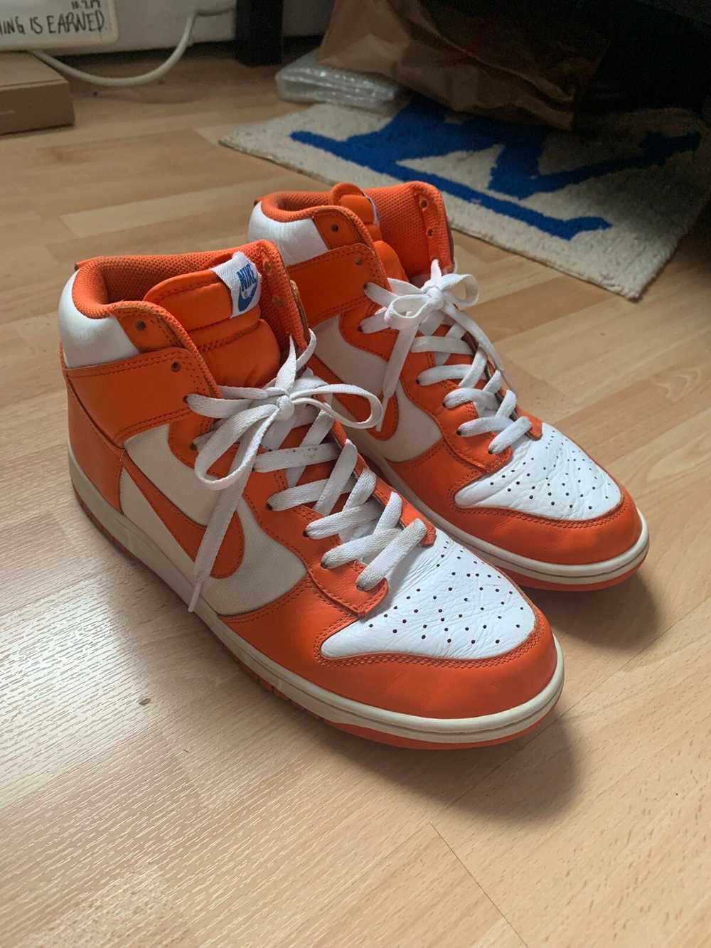 Nike Nike dunk high Syracuse orange blaze - blue … - image 1
