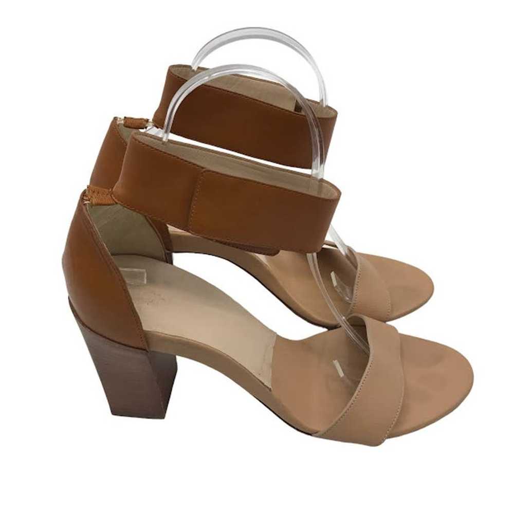 Chloe Open Toe Ankle Strap Sandals 9.5 Camel Nude… - image 5