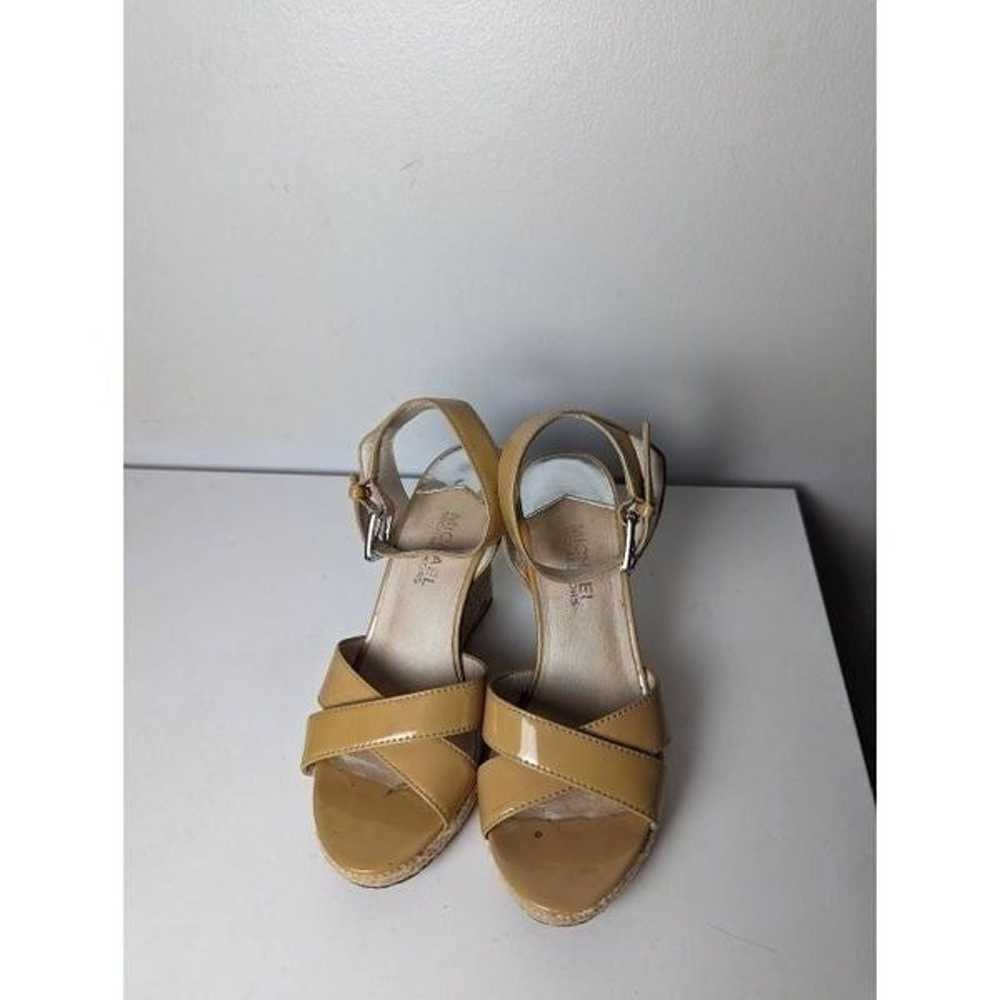 MICHAEL KORS Kami Ankle Strap Wedge Sandals Size … - image 5