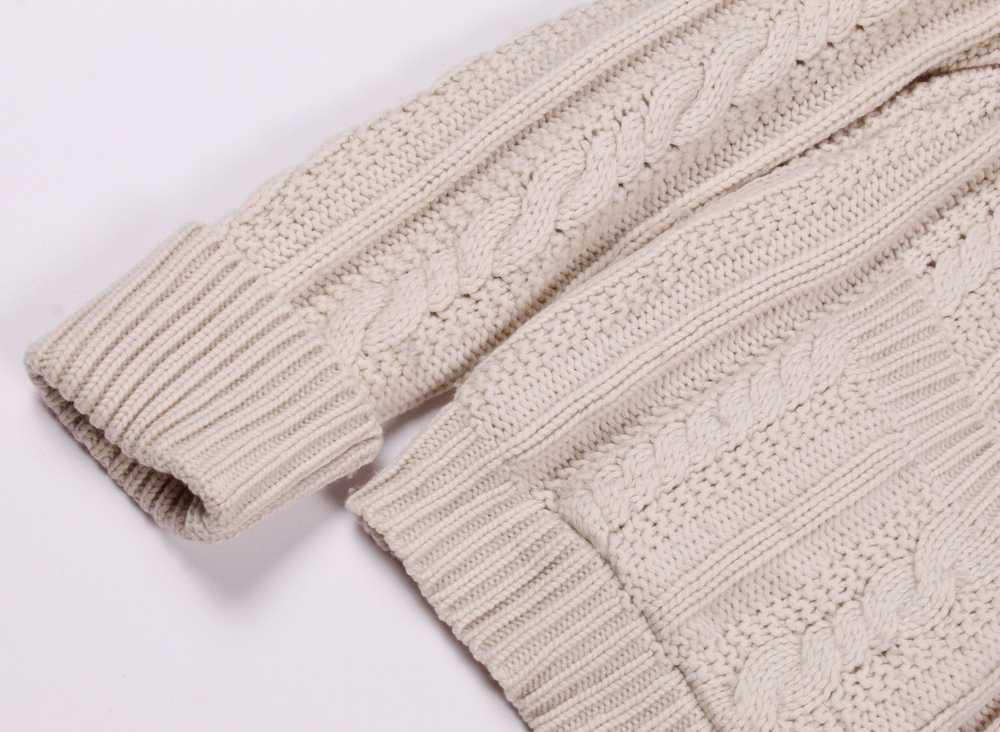 Burberry Burberry Wool Cashmere Cable Knit Cardig… - image 5