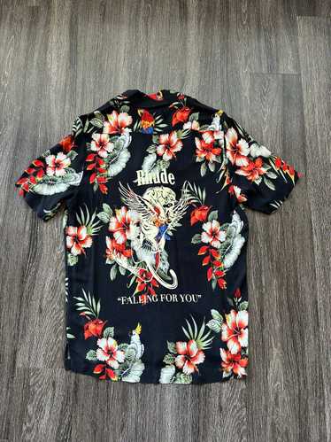 Rhude RHUDE “ FALLING FOR YOU “ SHORT SLEEVE BUTTO