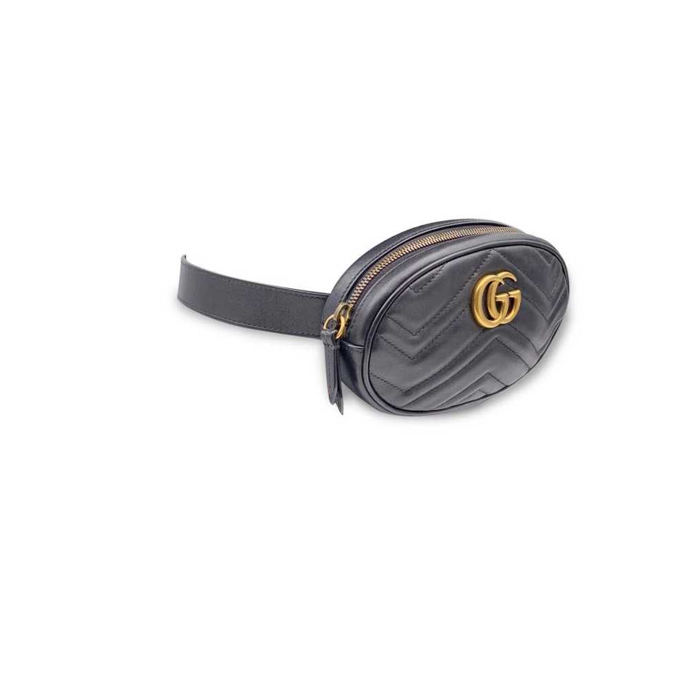 Gucci Gg Marmont Oval leather handbag - image 4