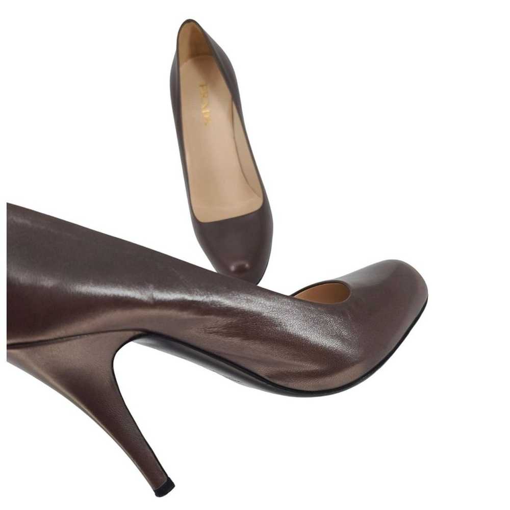 Prada Authentic Taupe Women's Stiletto Size 38.5 - image 10