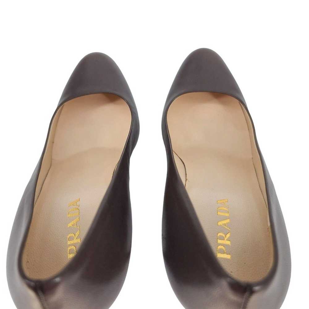 Prada Authentic Taupe Women's Stiletto Size 38.5 - image 11