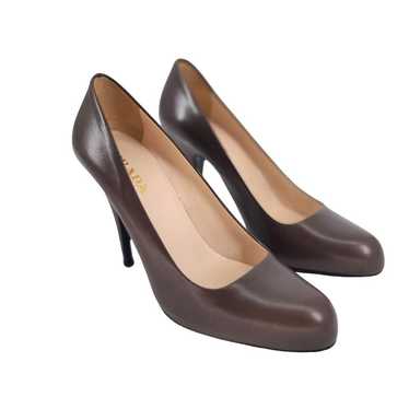 Prada Authentic Taupe Women's Stiletto Size 38.5 - image 1