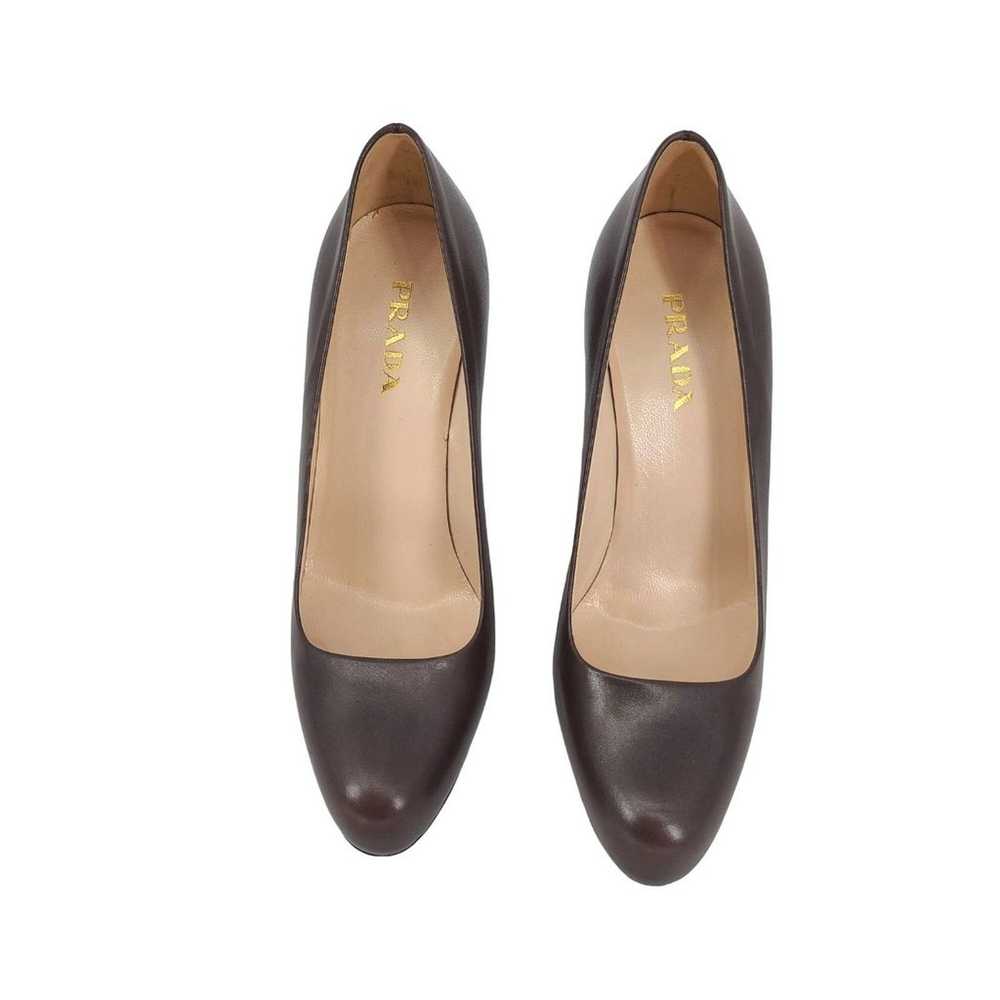 Prada Authentic Taupe Women's Stiletto Size 38.5 - image 2