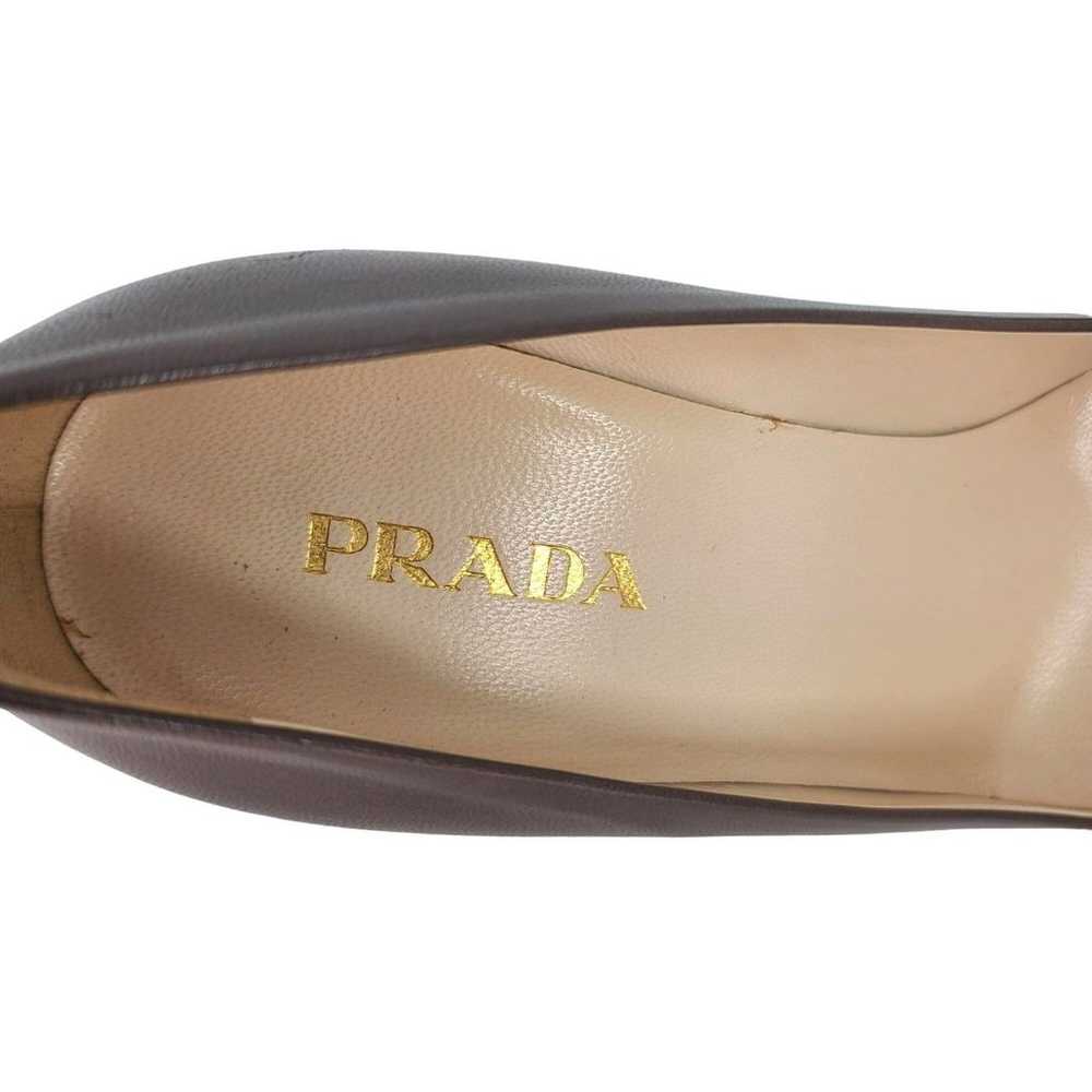 Prada Authentic Taupe Women's Stiletto Size 38.5 - image 5