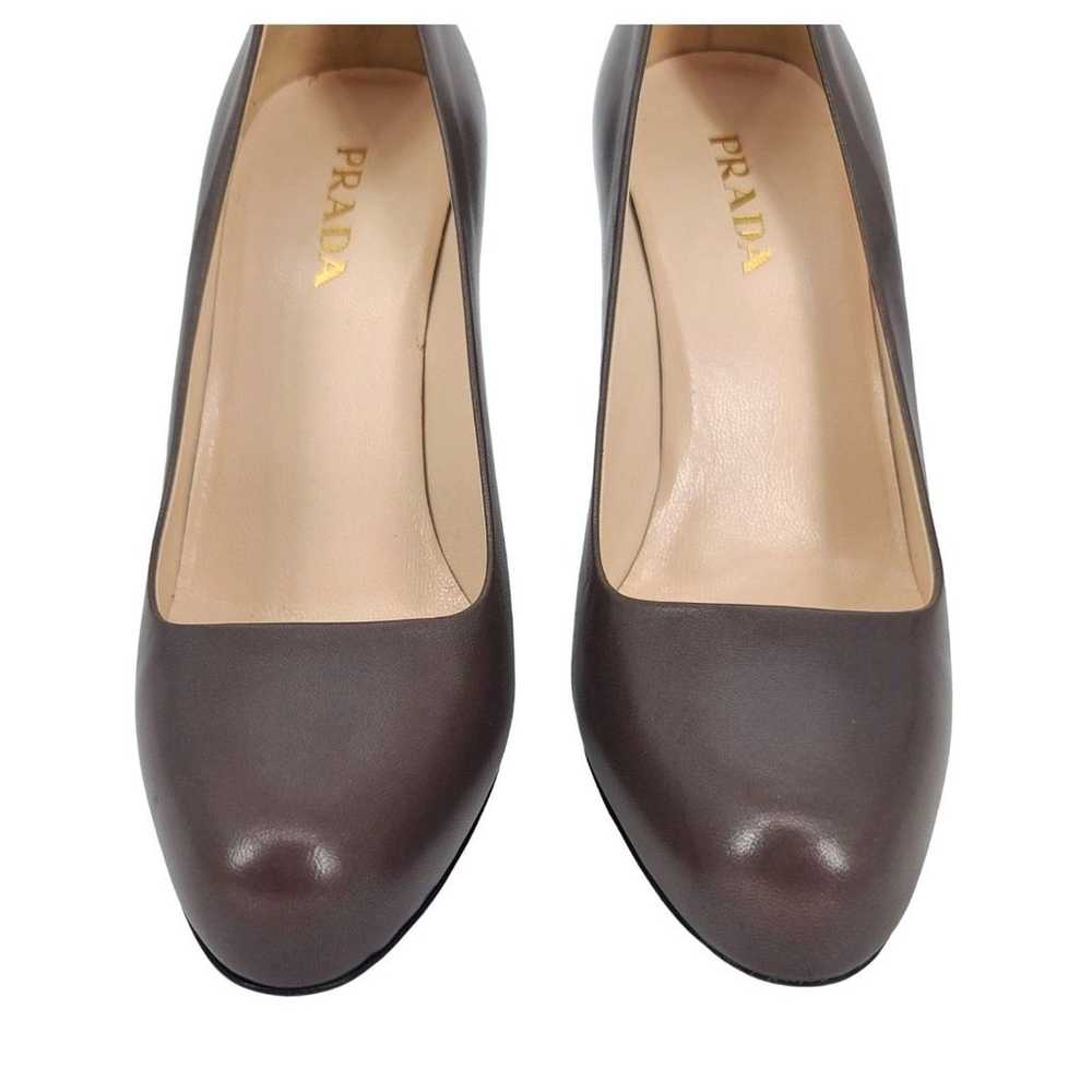 Prada Authentic Taupe Women's Stiletto Size 38.5 - image 6