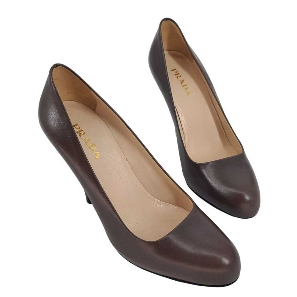 Prada Authentic Taupe Women's Stiletto Size 38.5 - image 7