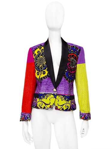 Gianni Versace Spring 1990 Colour Block Baroque S… - image 1