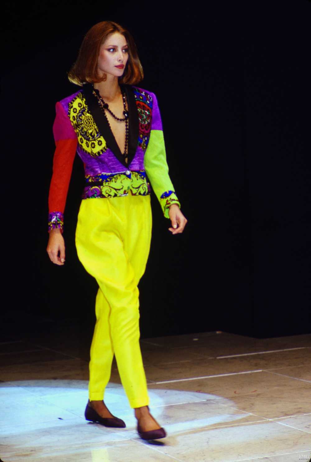 Gianni Versace Spring 1990 Colour Block Baroque S… - image 2