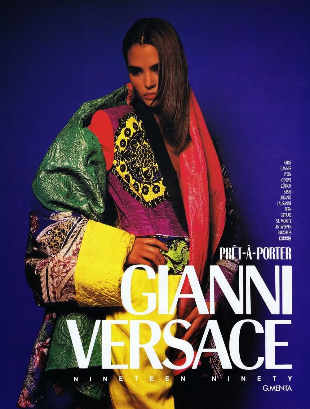 Gianni Versace Spring 1990 Colour Block Baroque S… - image 4