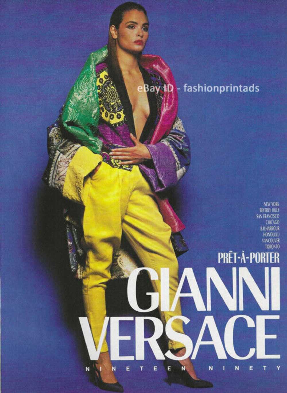 Gianni Versace Spring 1990 Colour Block Baroque S… - image 7