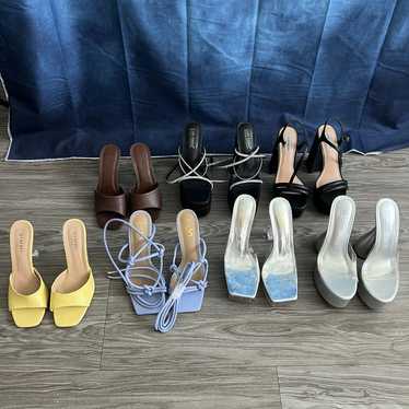 7 pair of heels bundle