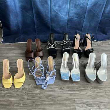 7 pair of heels bundle - image 1