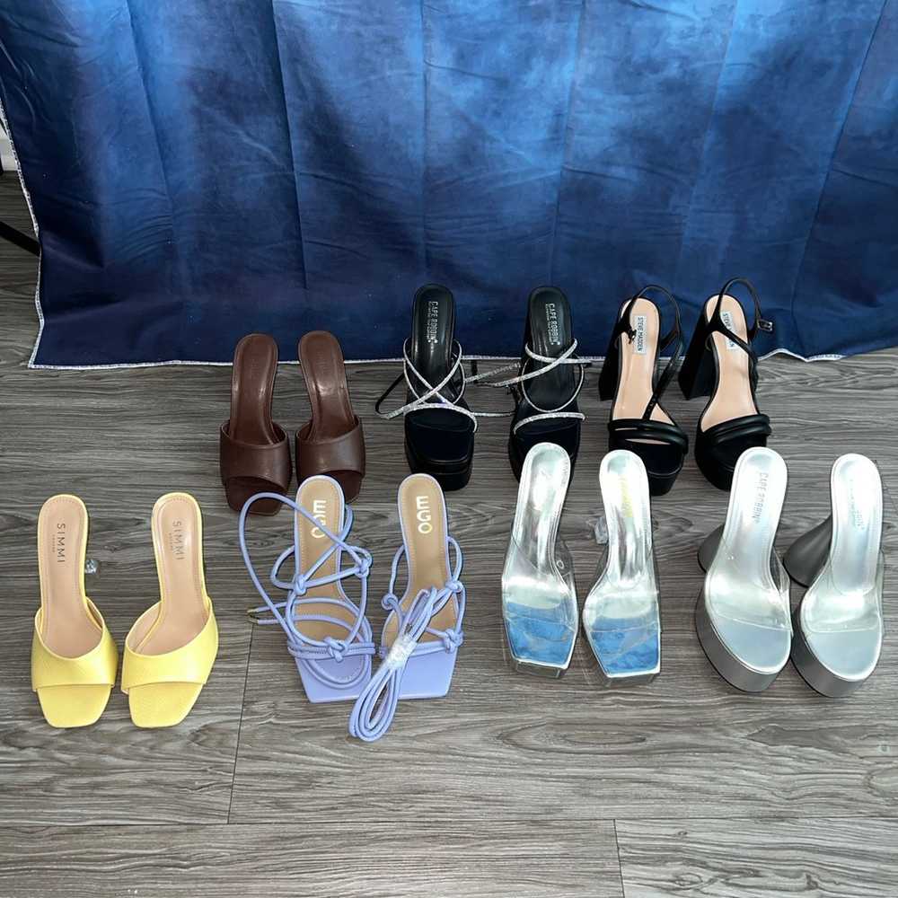 7 pair of heels bundle - image 2