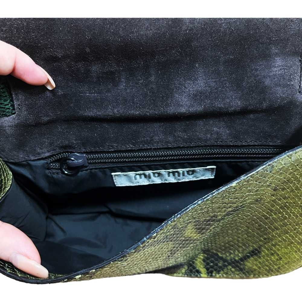 MIU MIU Fall Winter 1999 Python Mesh Hand Bag - image 6