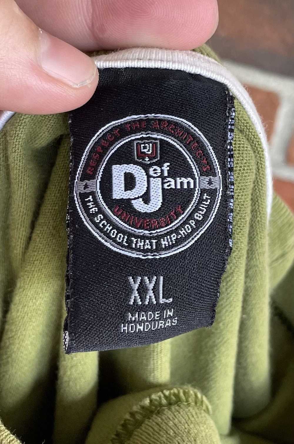 Vintage VTG Def Jam University T-Shirt Green Sout… - image 2