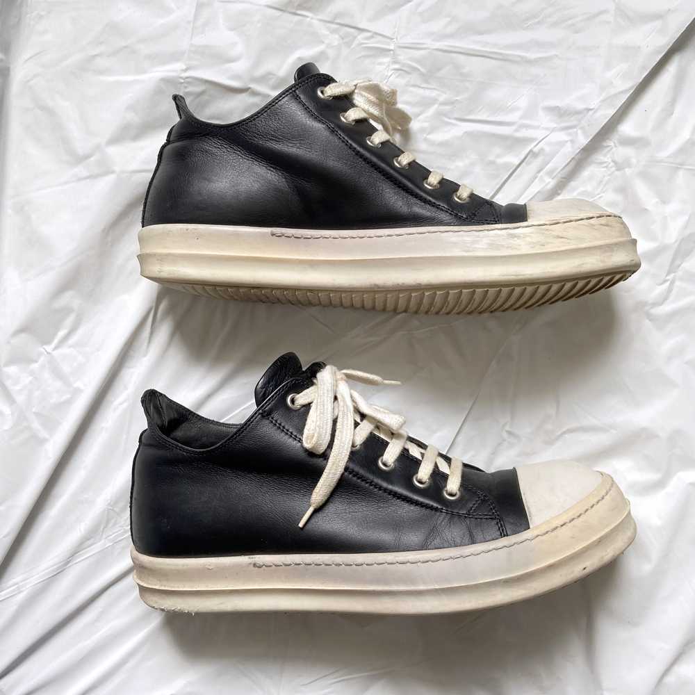 Rick Owens Leather Low Ramones 41 - image 3