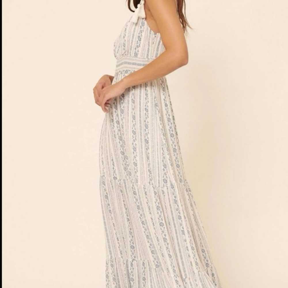 Wonderful Day Floral-Stripe Tiered Maxi Dress - image 2