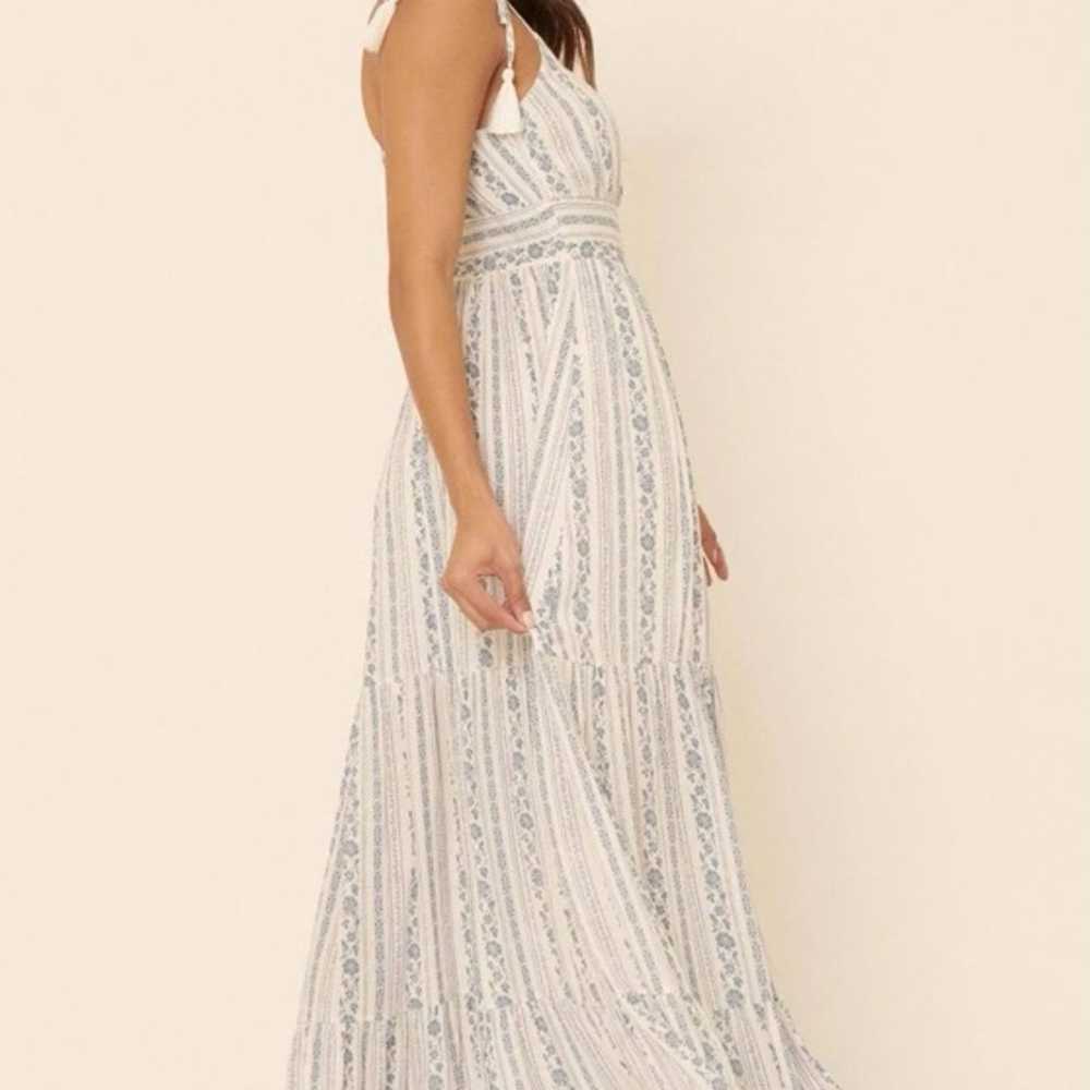Wonderful Day Floral-Stripe Tiered Maxi Dress - image 3