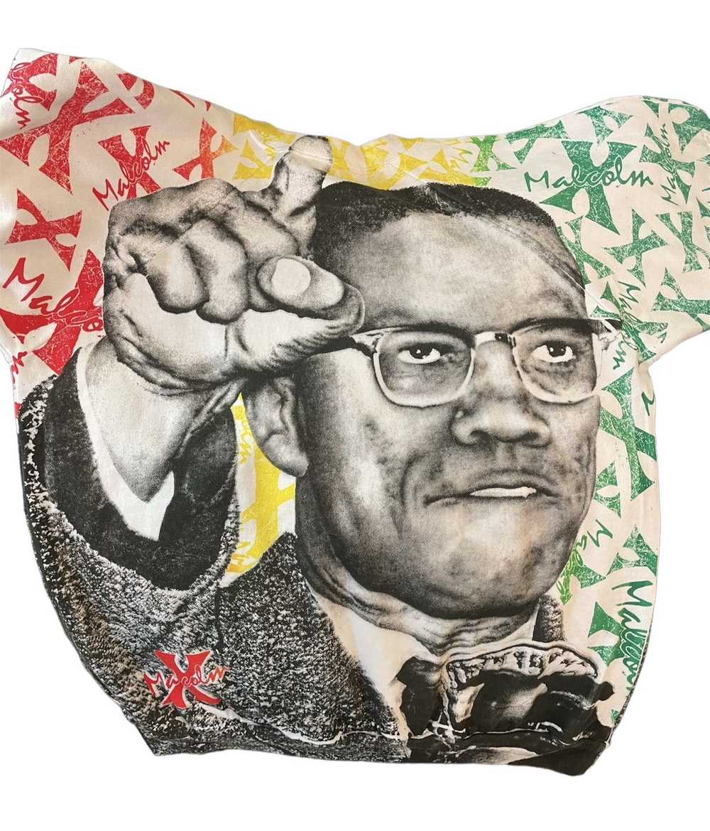 Malcolm X × Vintage Vintage Malcom X AOP T-shirt - image 2