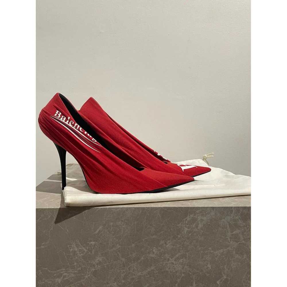 Balenciaga Knife cloth heels - image 8