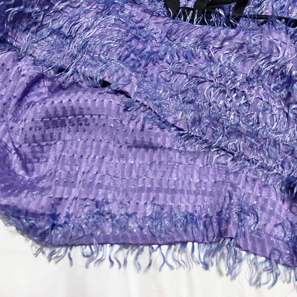 Ann Demeulemeester fall 2008 purple fur like frin… - image 10