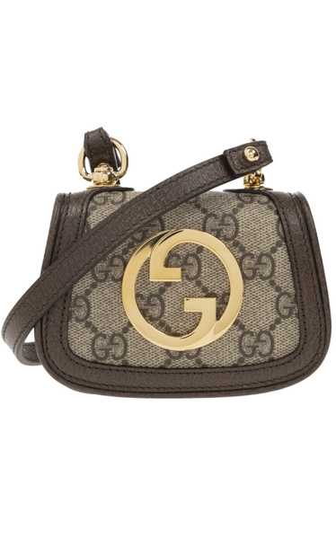 GUCCI Blondie GG Supreme Cardholder Mini Bag