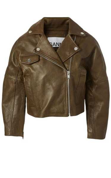 Ganni passion biker jacket best sale