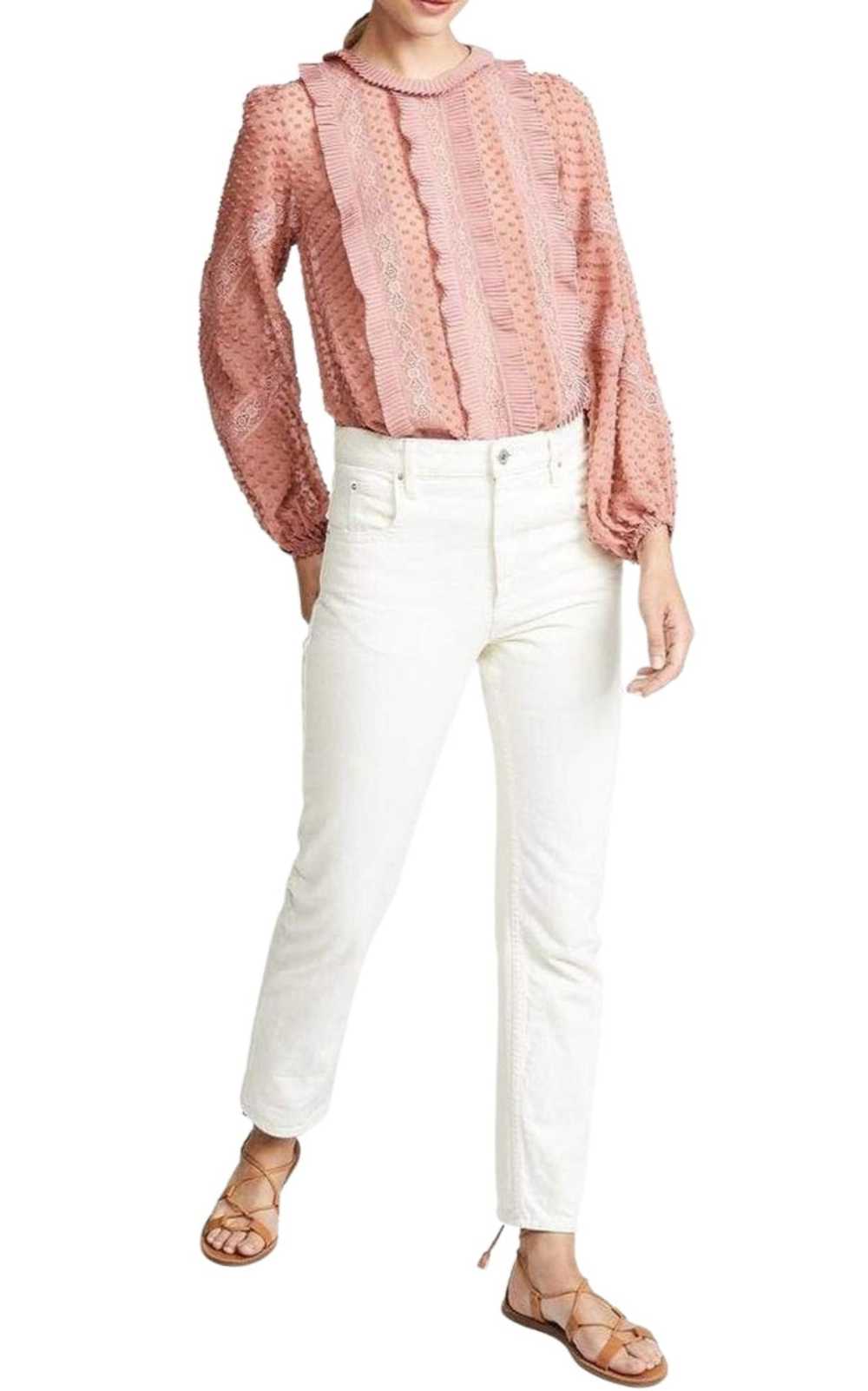 Zimmermann Unbridled Spliced Silk Blouse - image 5