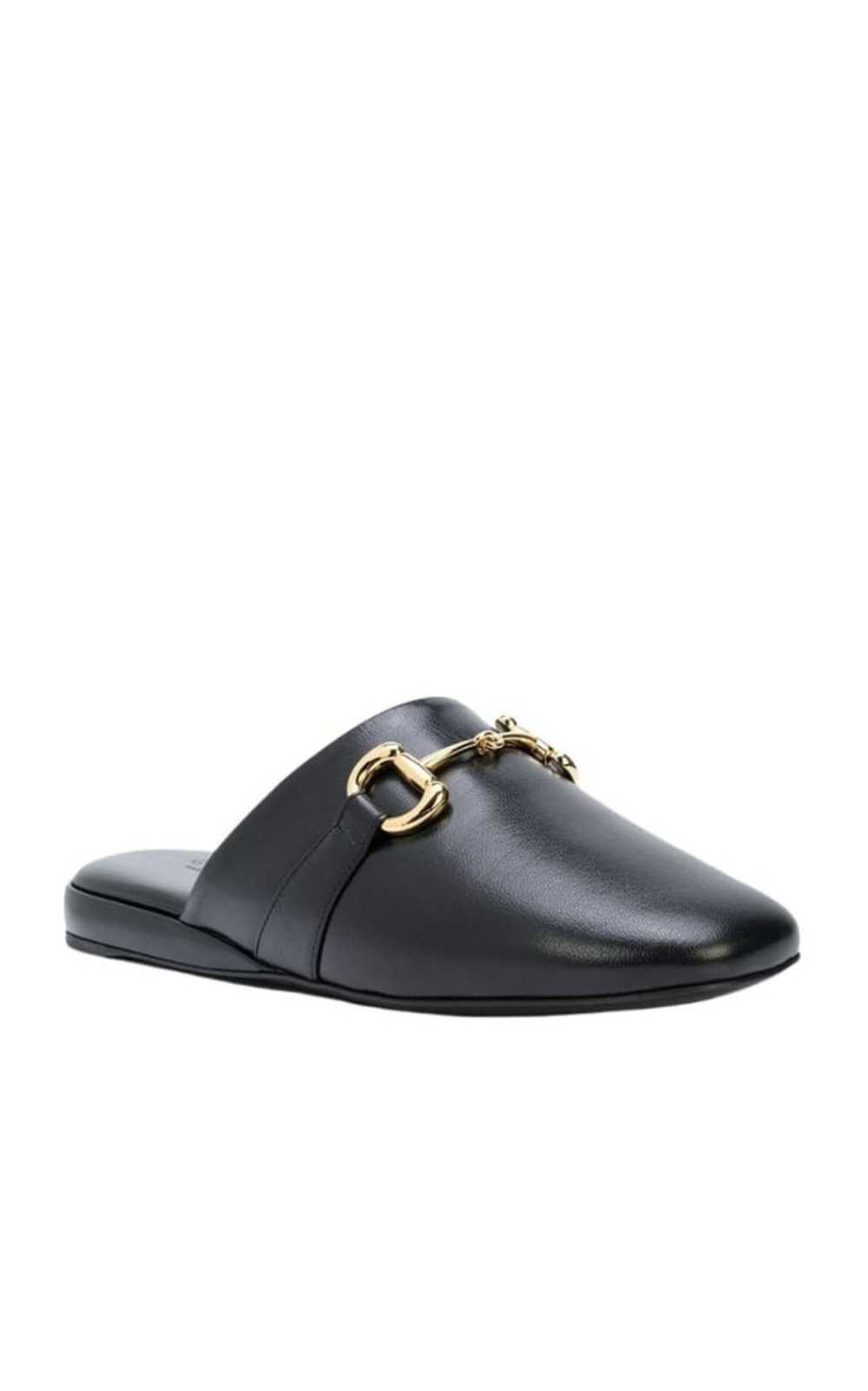 GUCCI Pericle Horsebit Leather Slippers - image 3