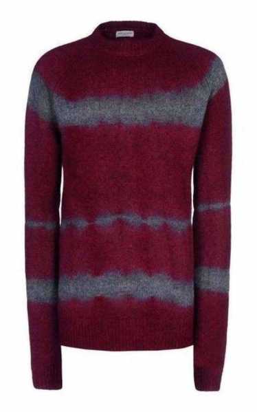 Dries Van Noten Miles Burgundy  Wool Sweater