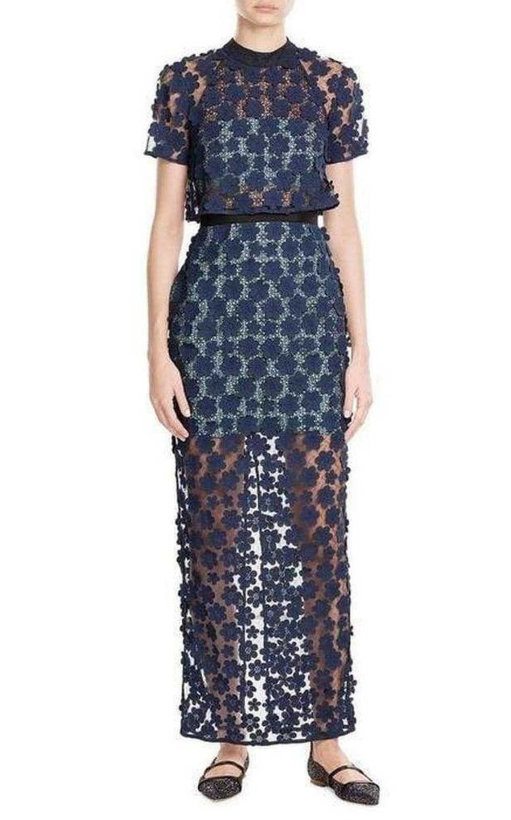 self-portrait Overlay Lace Maxi Dress - image 2