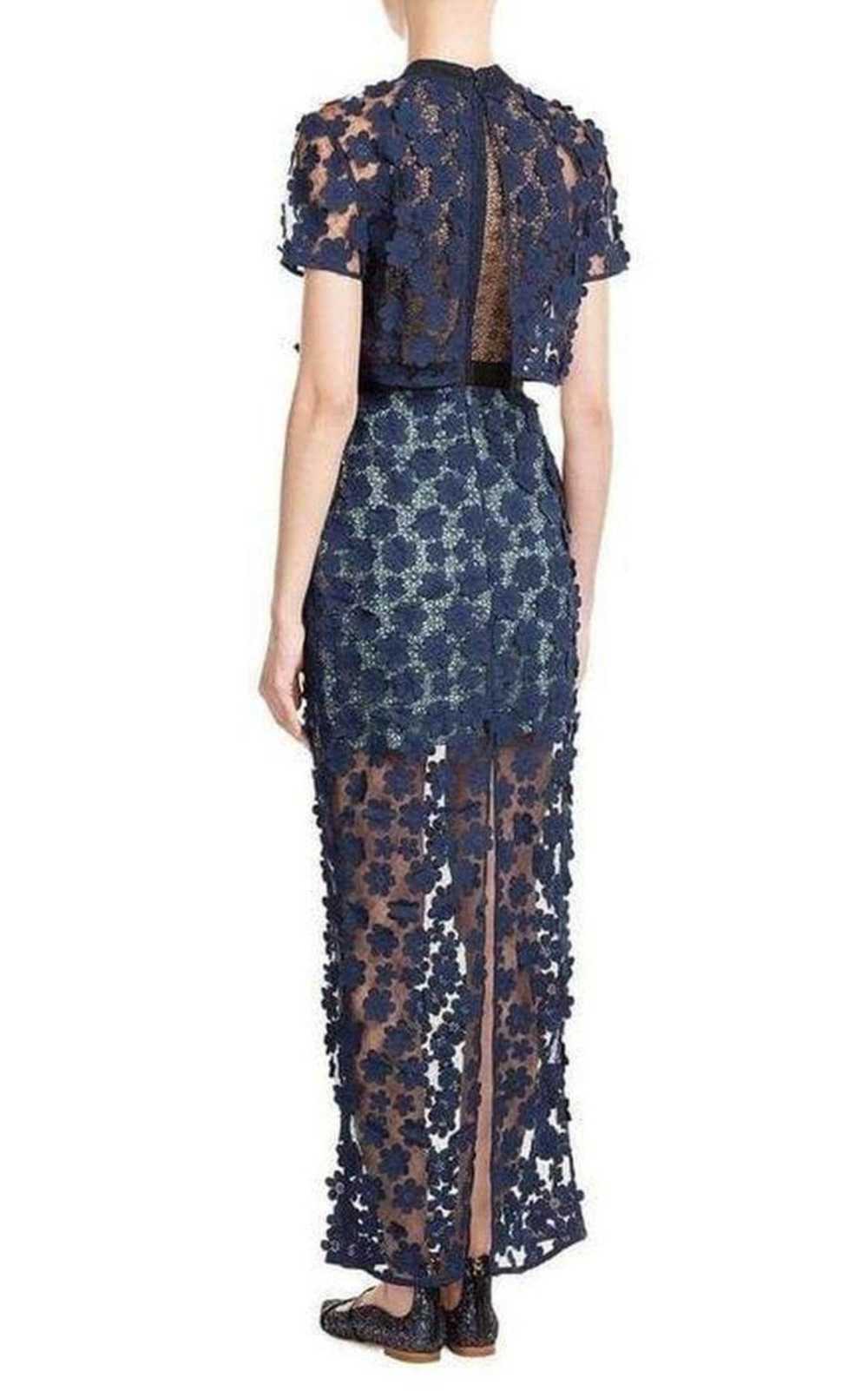 self-portrait Overlay Lace Maxi Dress - image 3