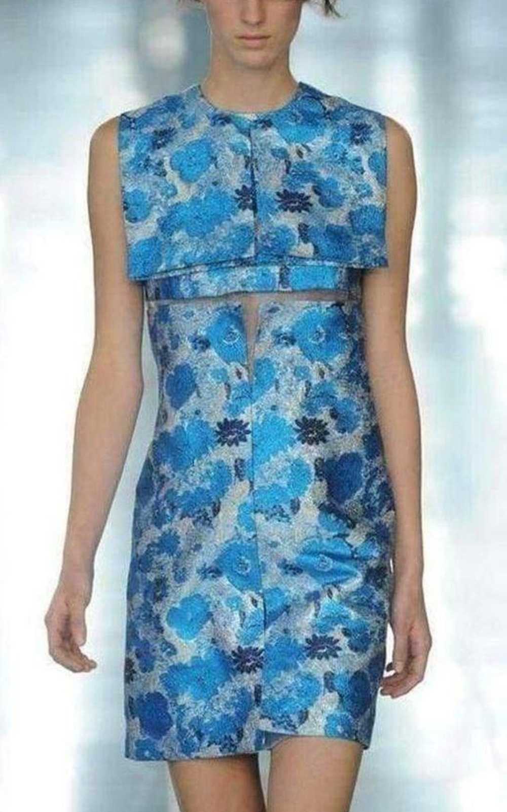 Christopher Kane Silk Brocade Organza Dress - image 4