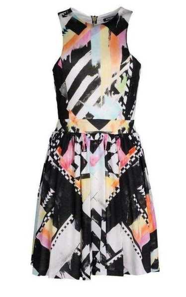 Balmain Printed Silk Jersey Mini Dress