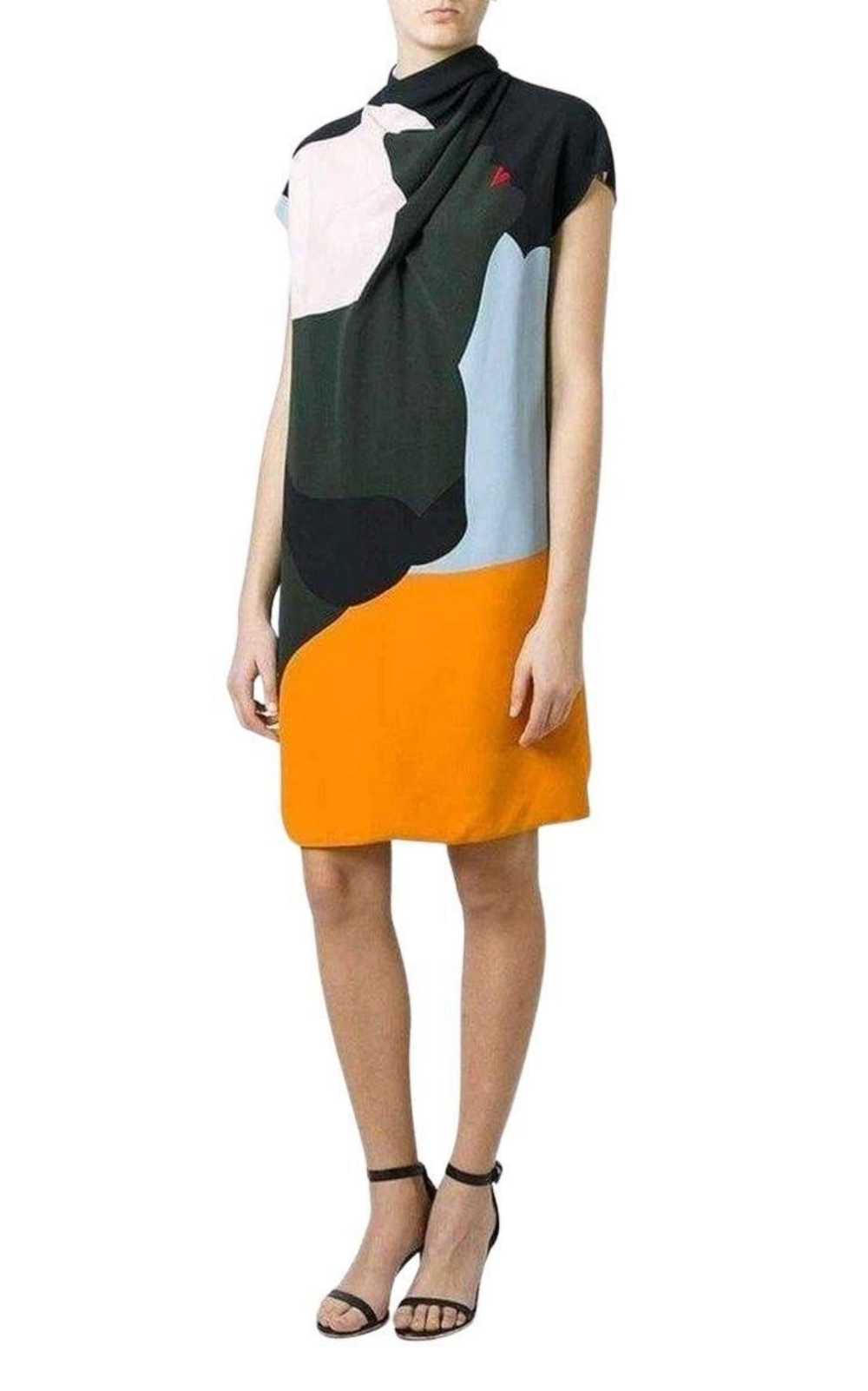 NINA RICCI Multicolour silk dress - image 2