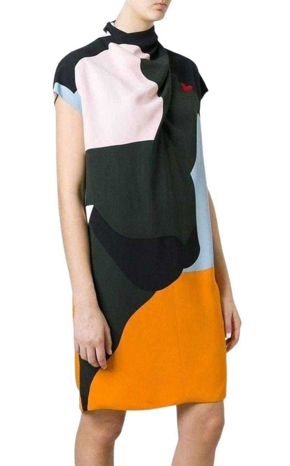 NINA RICCI Multicolour silk dress - image 3