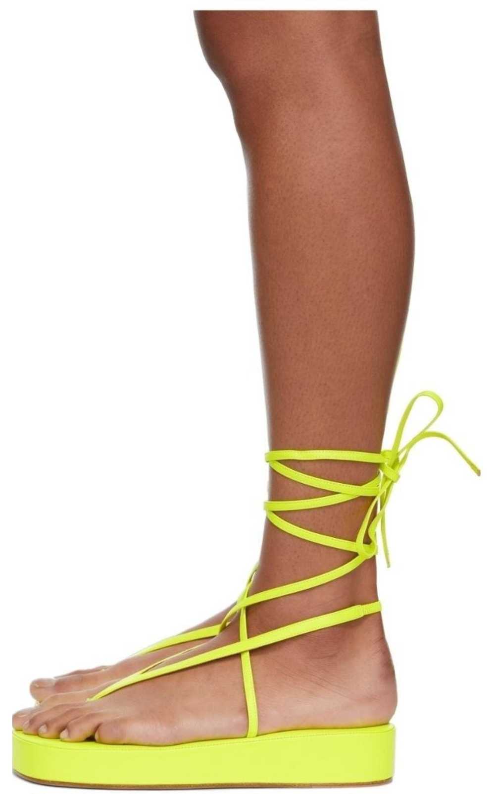 Amina Muaddi Jamie Platform Sandals - image 3