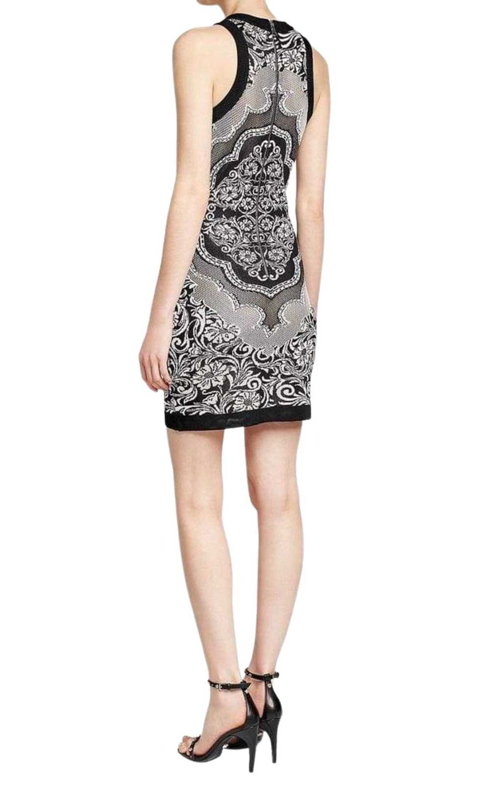 Balmain Jacquard Lace Print Mini Dress - image 3