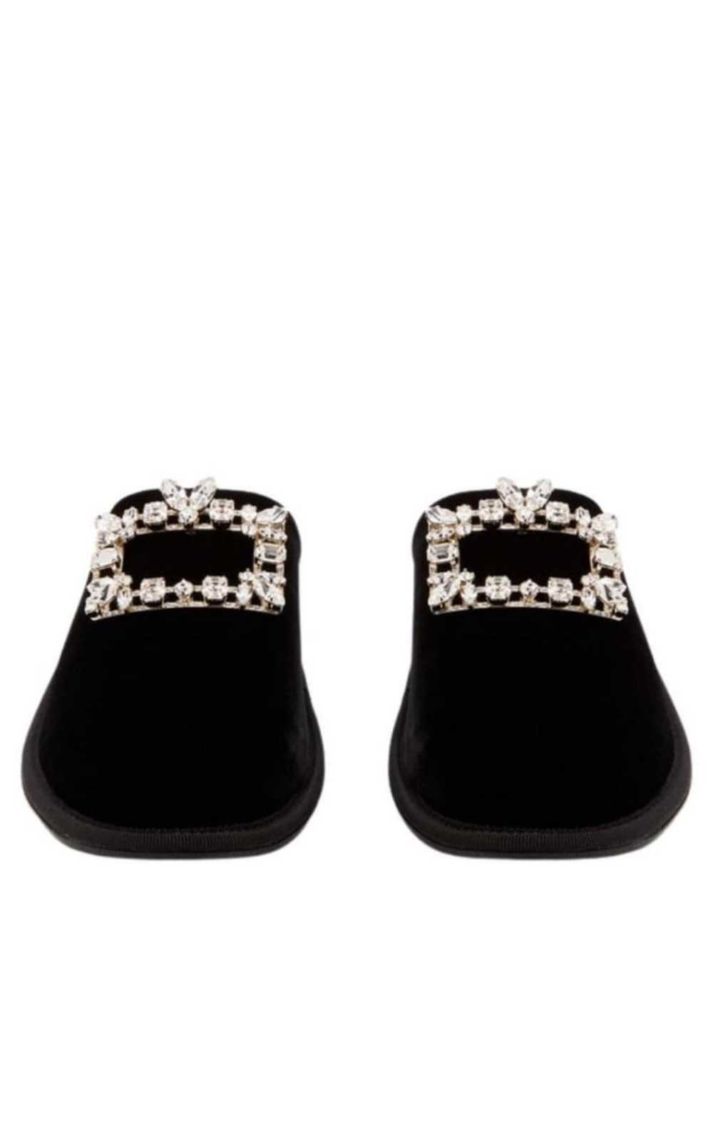 Roger Vivier Hotel Vivier Crystal-buckle Velvet S… - image 5