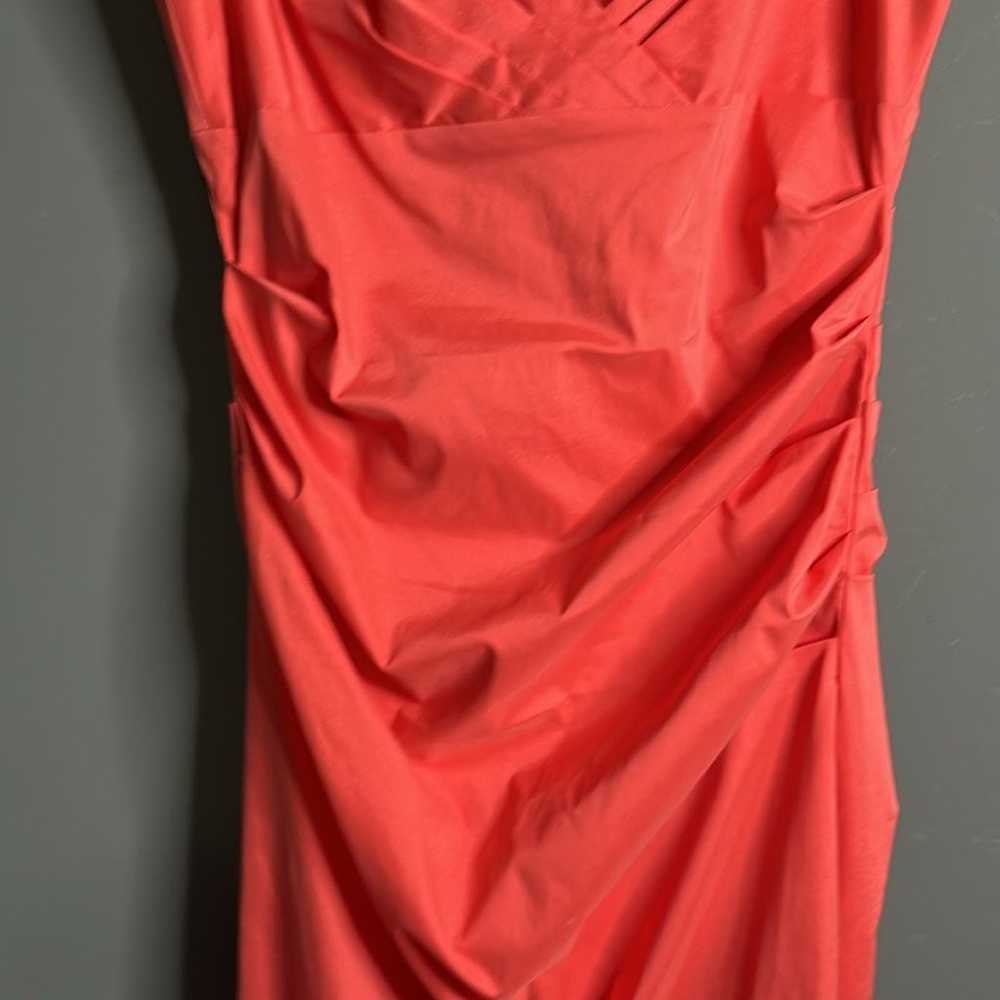 Maggy London Pink Sleeveless Dress With Ruffle De… - image 3
