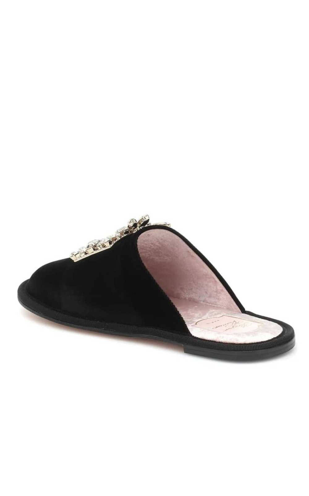 Roger Vivier Hotel Vivier Crystal-buckle Velvet S… - image 4