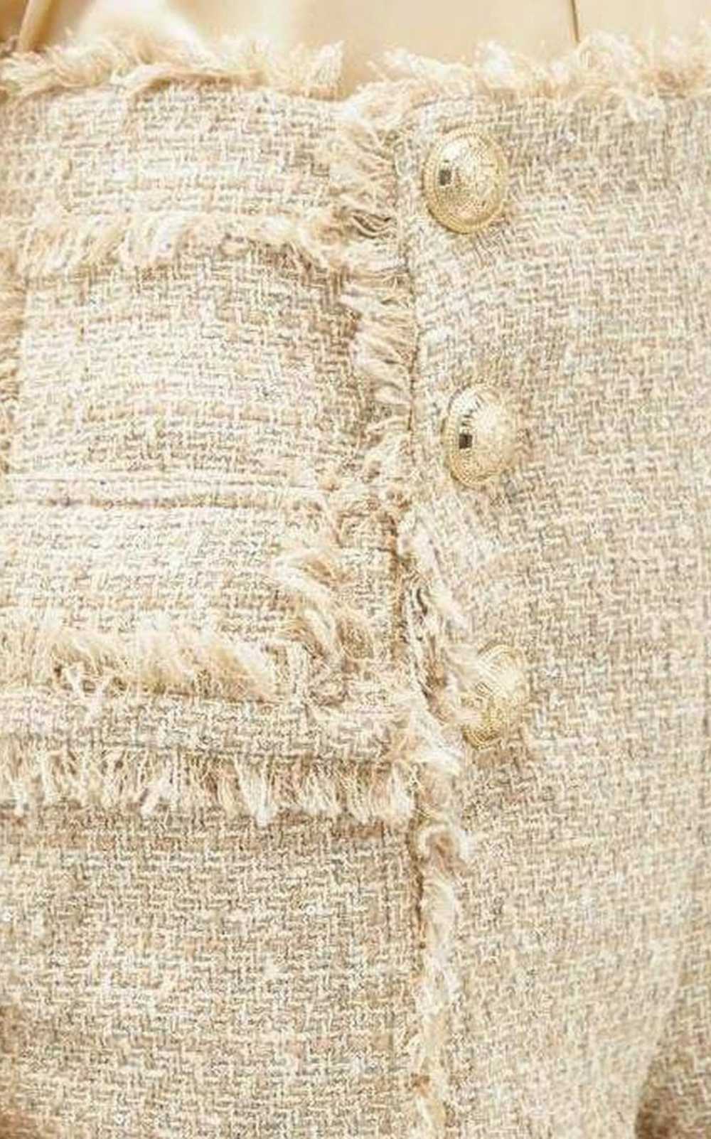 Balmain High-rise cotton-blend tweed shorts - image 5